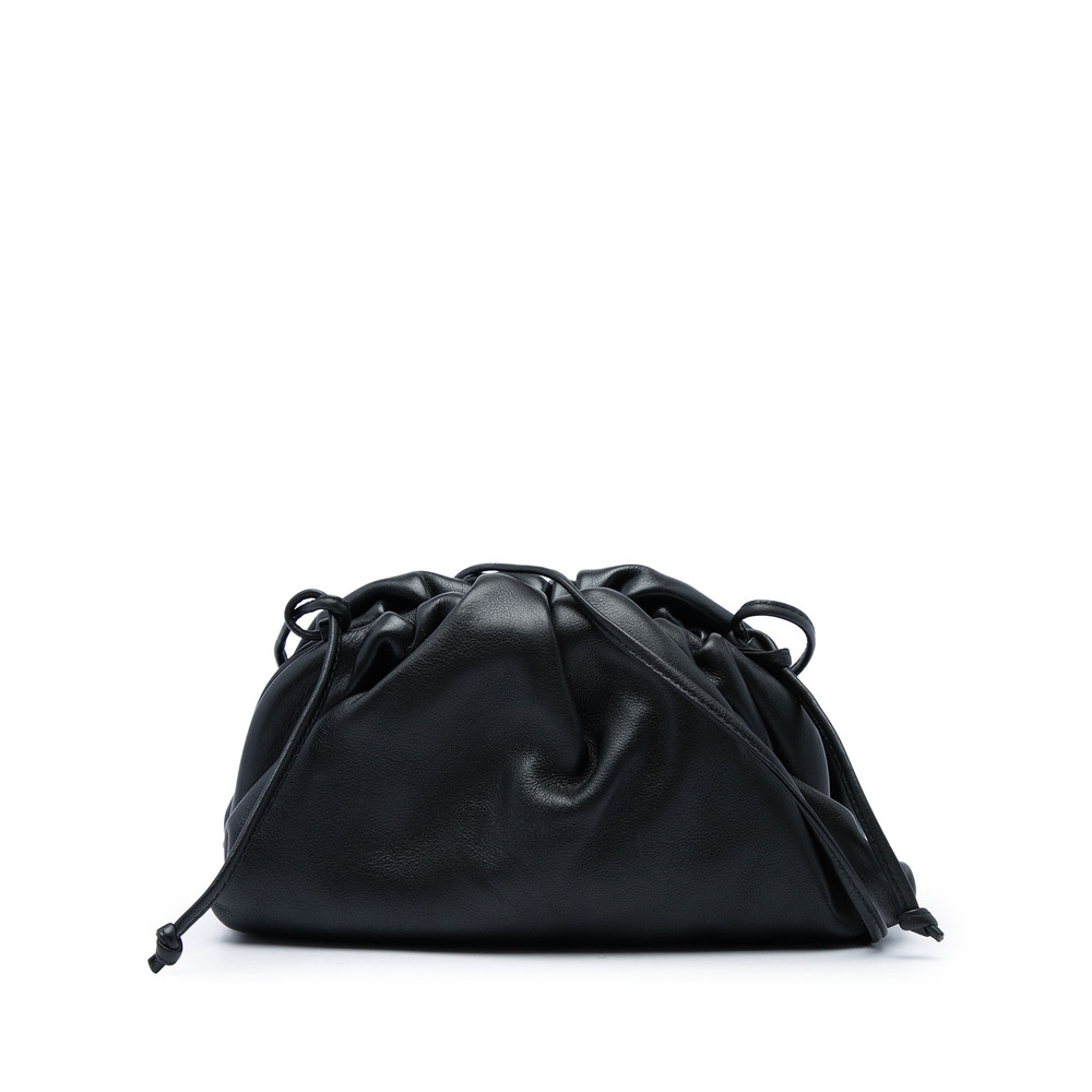 Pre-Loved Bottega Veneta Lambskin The Mini Pouch Crossbody